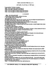 Đề cương ôn thi môn Địa lý Lớp 12 - Trường THPT Thụy Hương